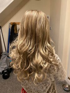 Mobile hairdresser in Derby showing professional at-home hair service